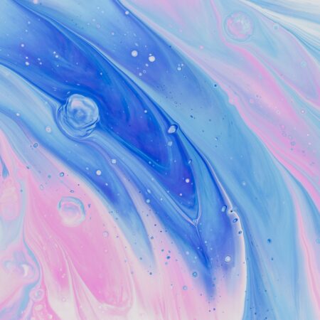 Oil paint blue pink background