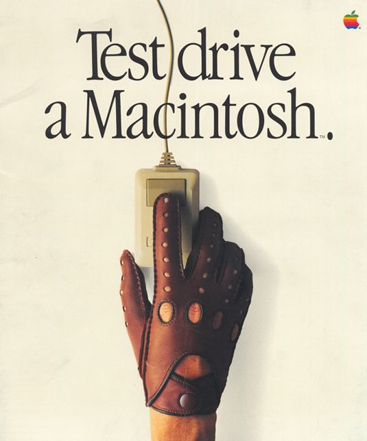 Apple print ad - Test drive a macintosh